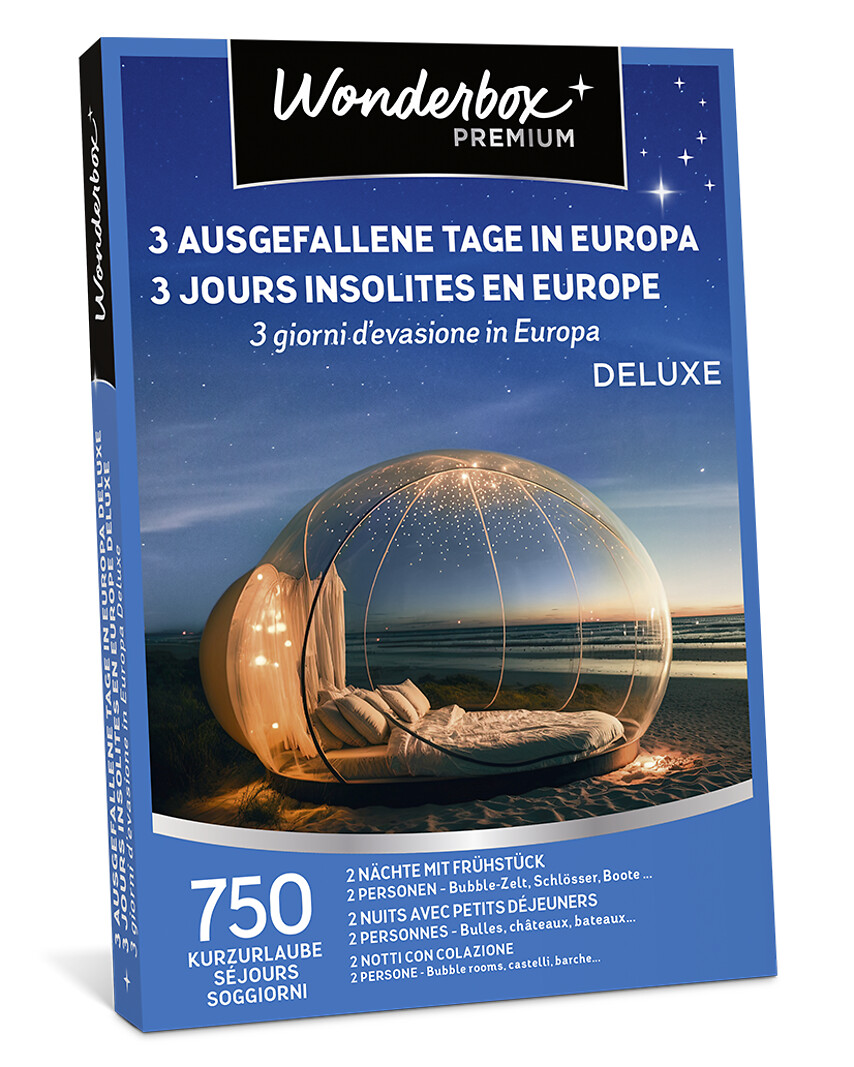 3 ausgefallene Tage in Europa - Deluxe