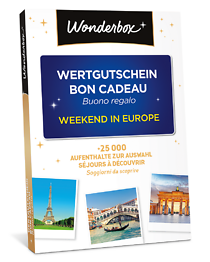 Wertgutschein Weekend in Europe